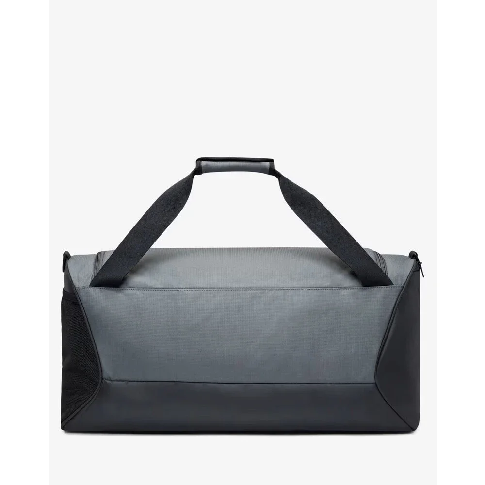 Nike Brasilia 9.5 DH7710-068 Unisex OS Gray Black Training Duffel Bag FLW099